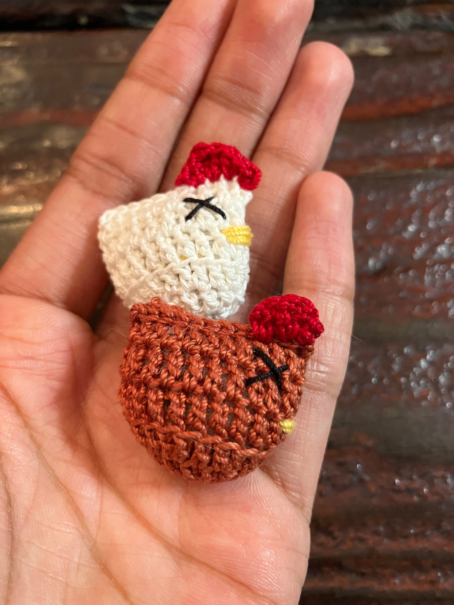 MicroCrochet Chickens