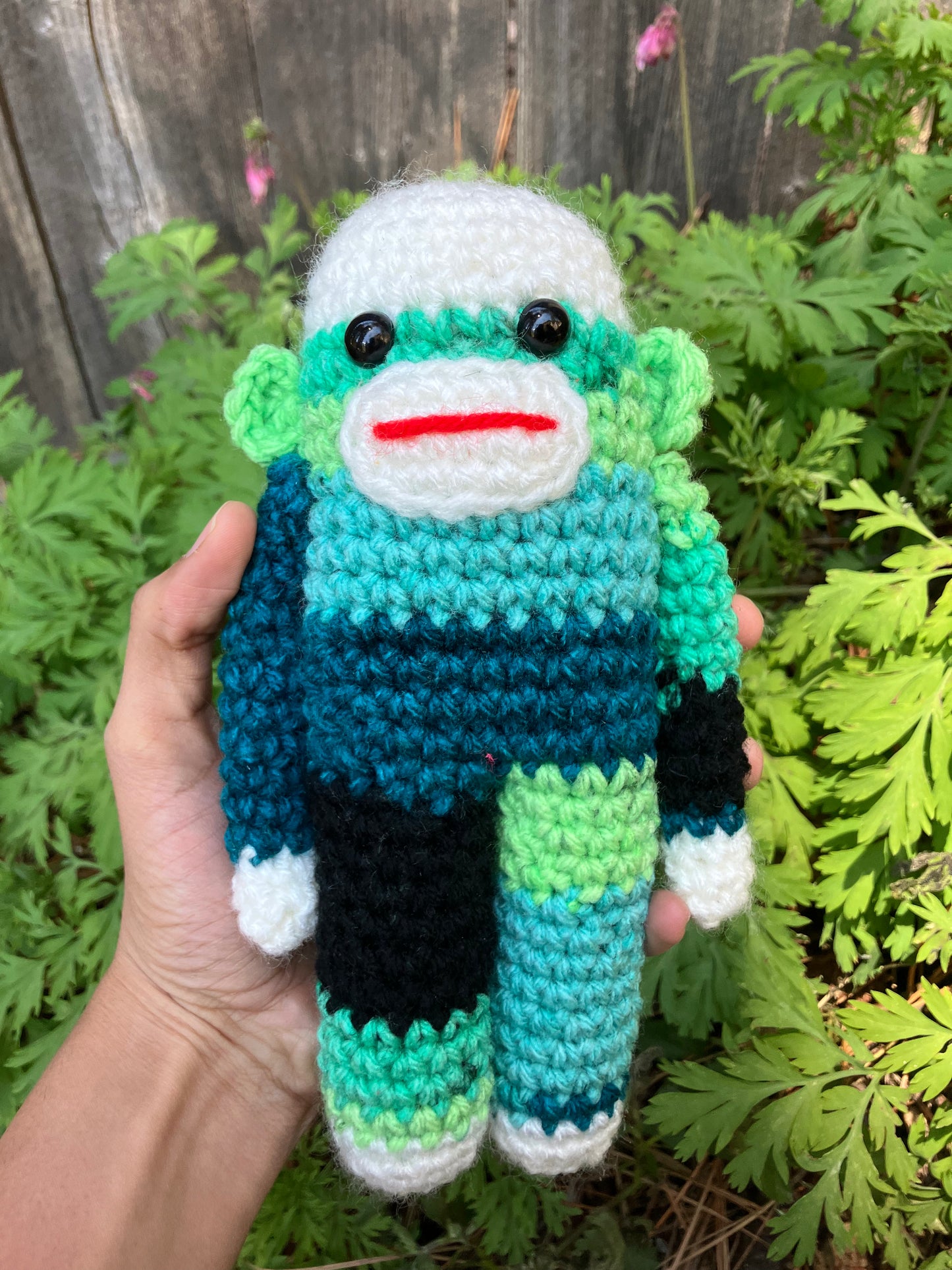 Crochet Sock Monkey Doll