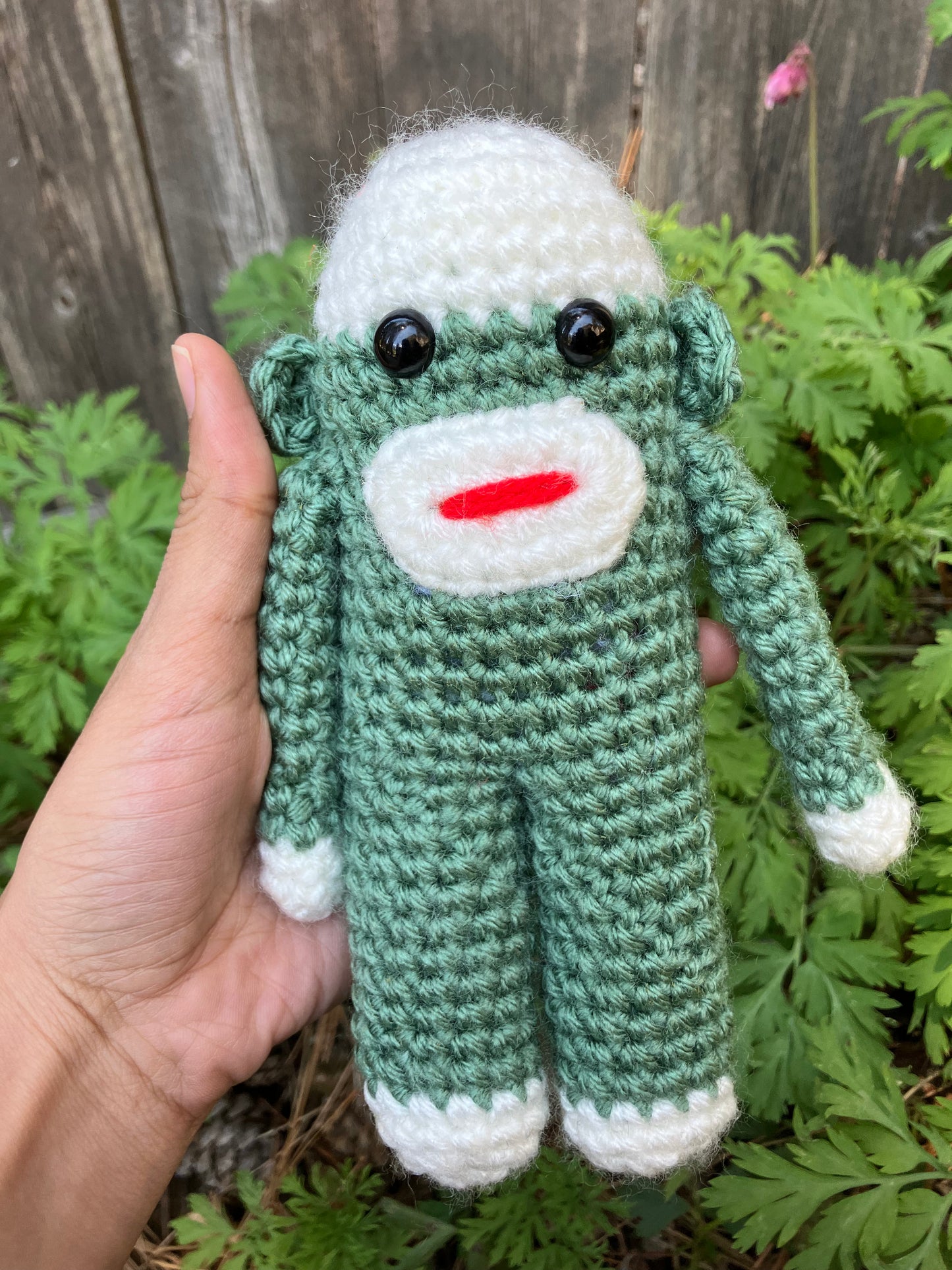 Crochet Sock Monkey Doll