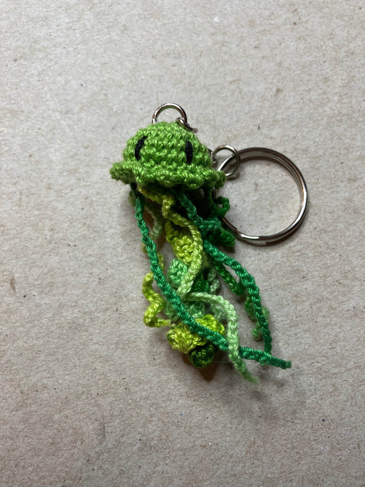 MicroCrochet Jellyfish Keychains