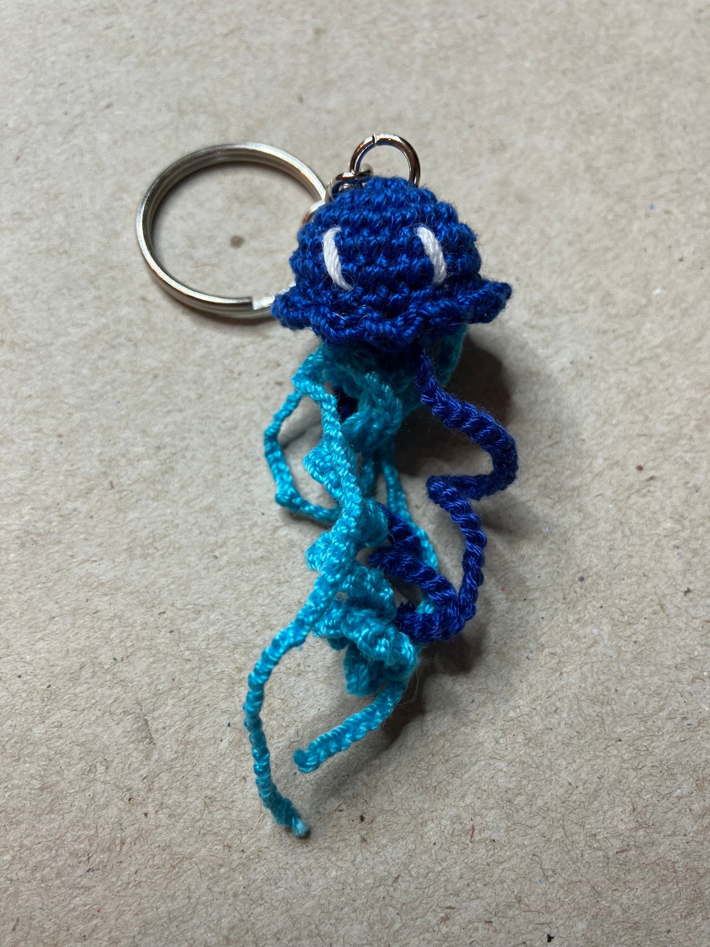 MicroCrochet Jellyfish Keychains