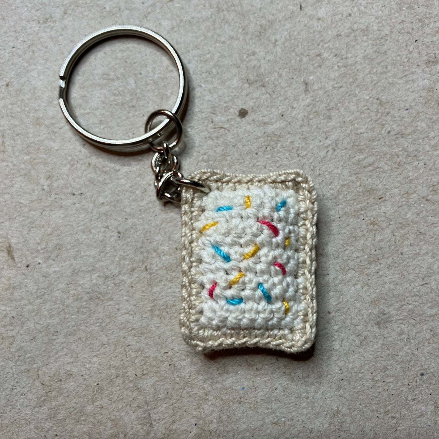 Micro Crochet Pop Tart Keychains
