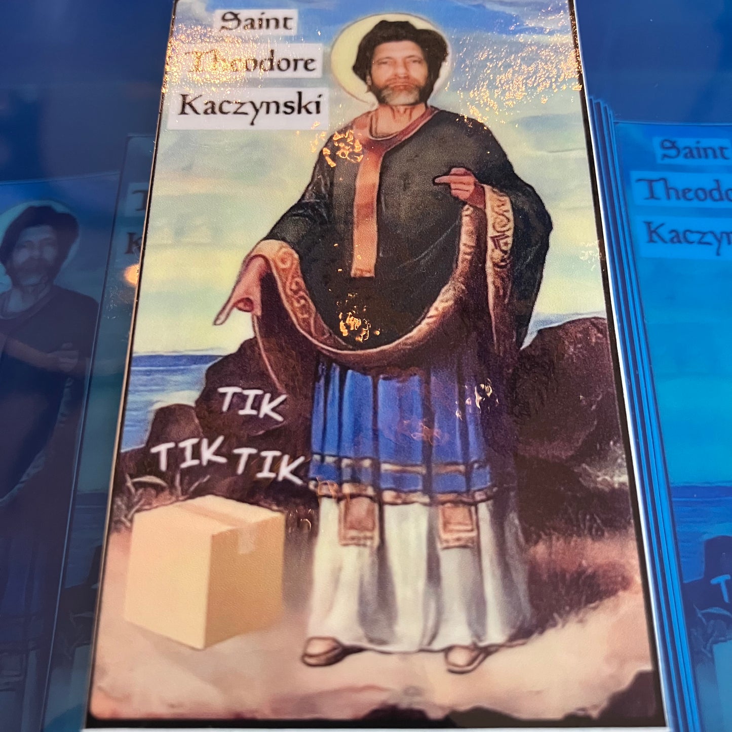 Waterproof St. Theodore John Kaczynski Stickers