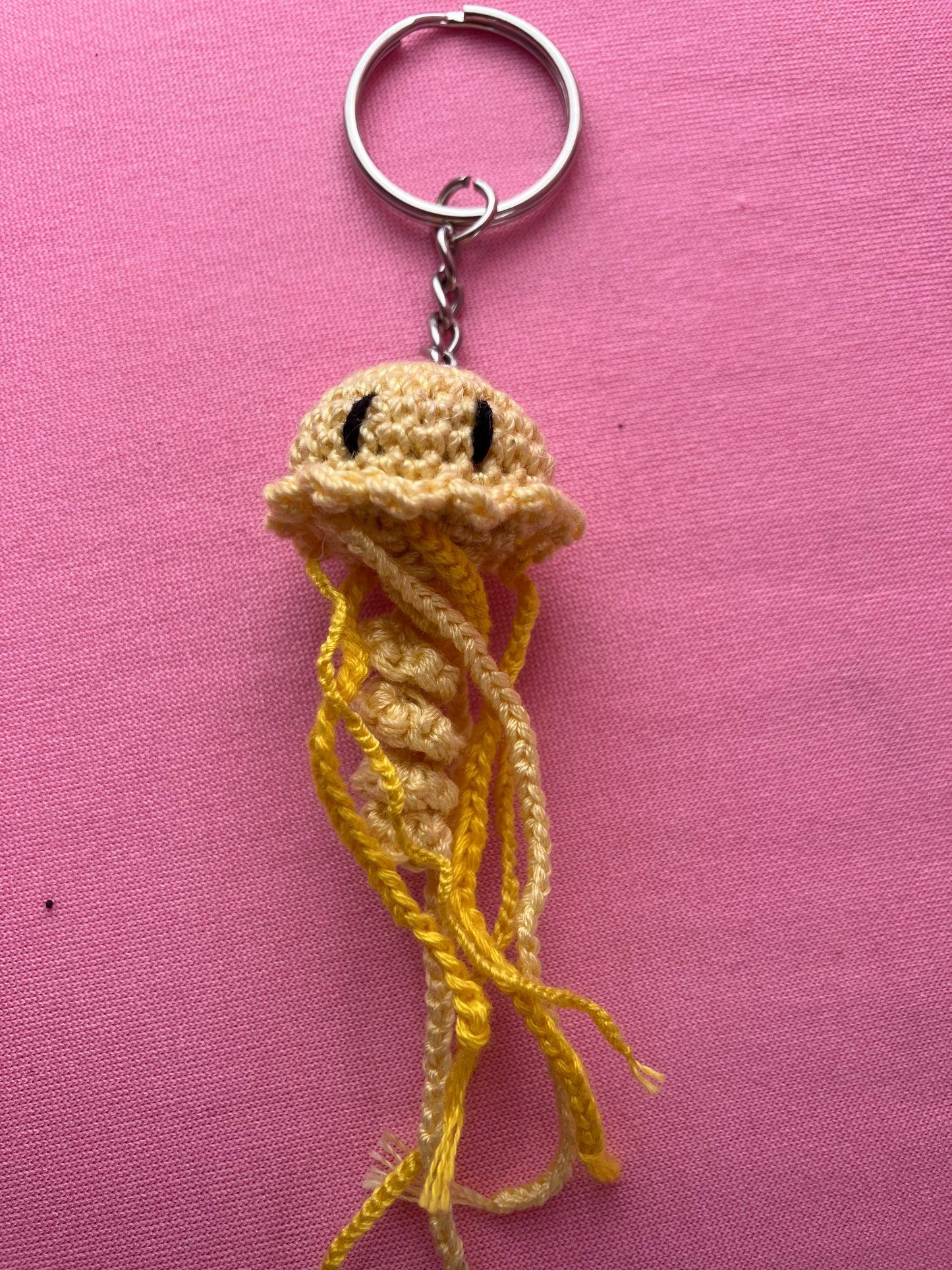 MicroCrochet Jellyfish Keychains