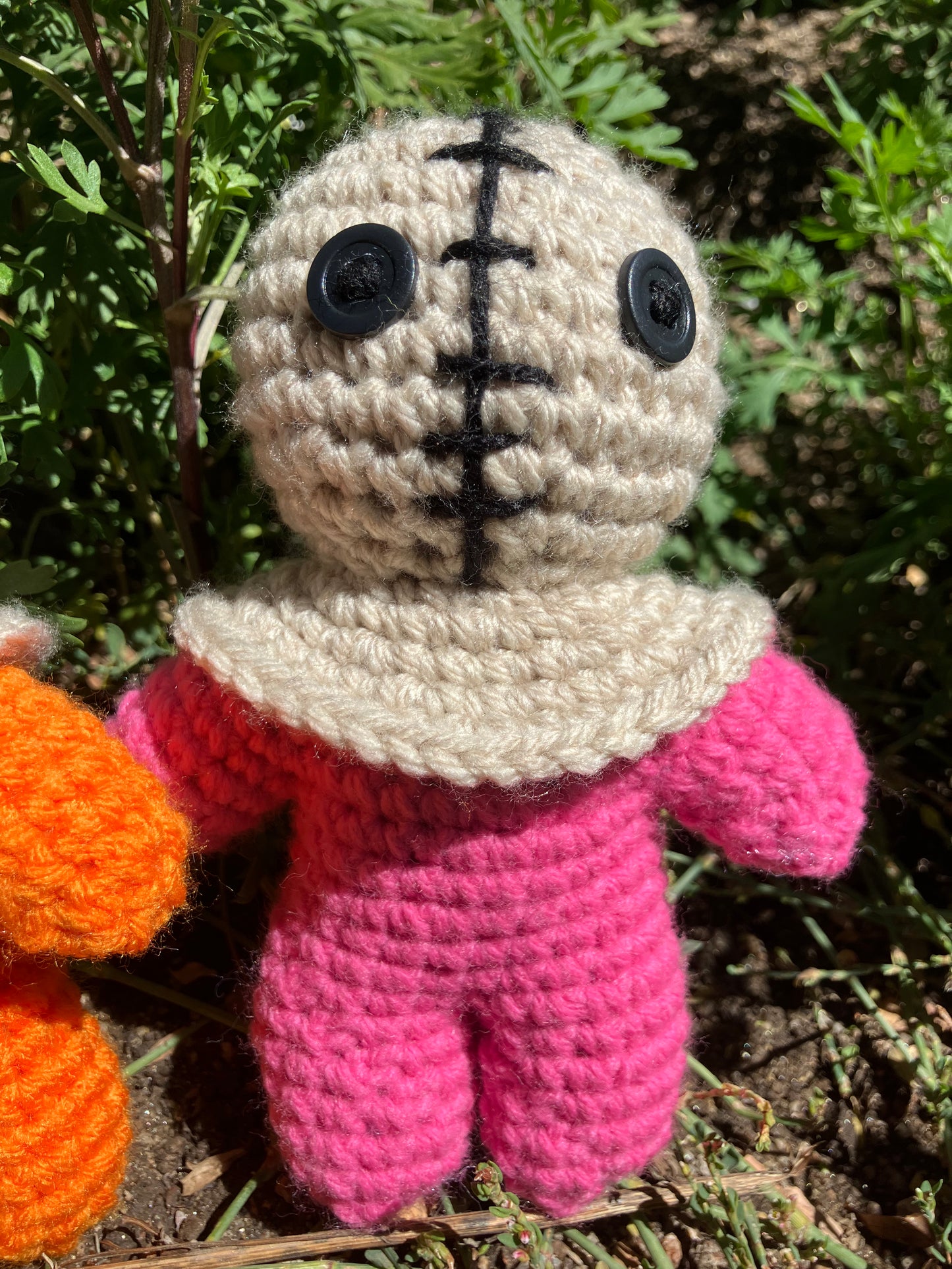 Crochet Sam Doll – Inspired by Trick ’r Treat