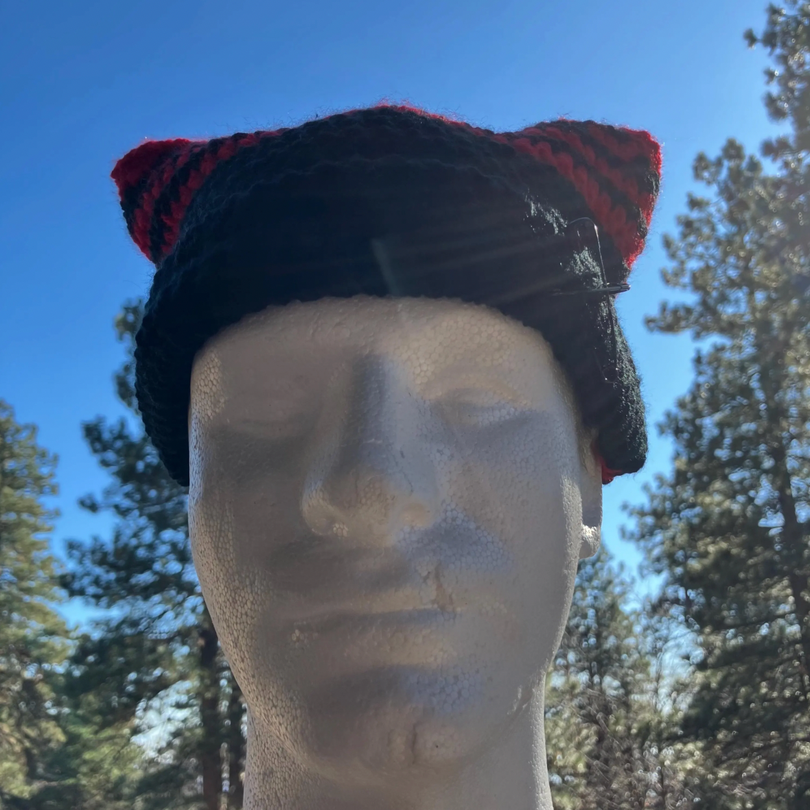 Cat Ear Hat | Alternative Style | Grungy Hat | Crochet Cat Hat