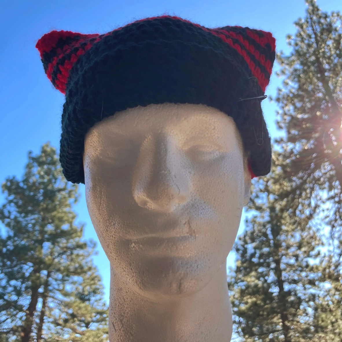 Cat Ear Hat | Alternative Style | Grungy Hat | Crochet Cat Hat
