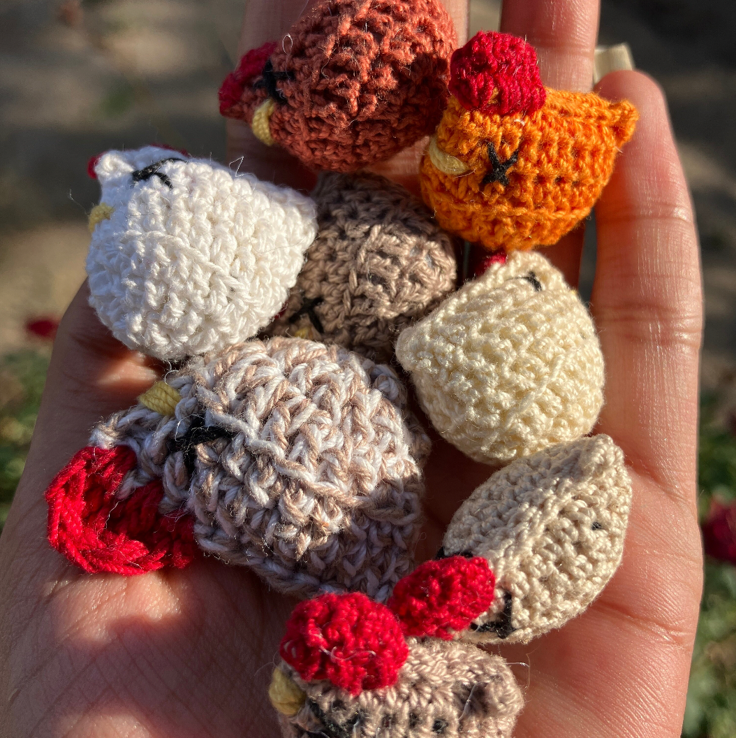 MicroCrochet Chickens