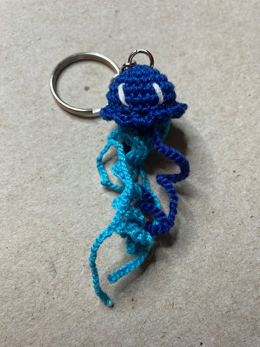 MicroCrochet Jellyfish Keychains