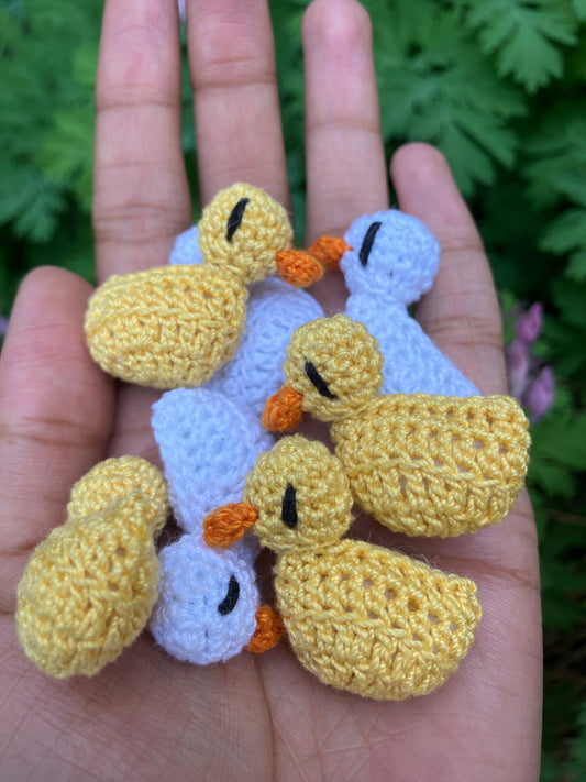 Emotional Support MicroCrochet Ducks