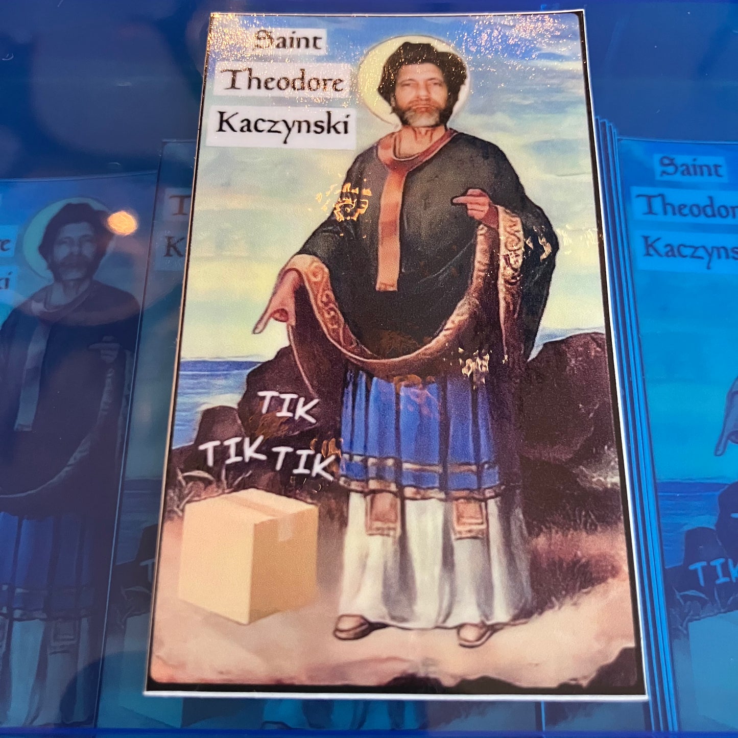 Waterproof St. Theodore John Kaczynski Stickers