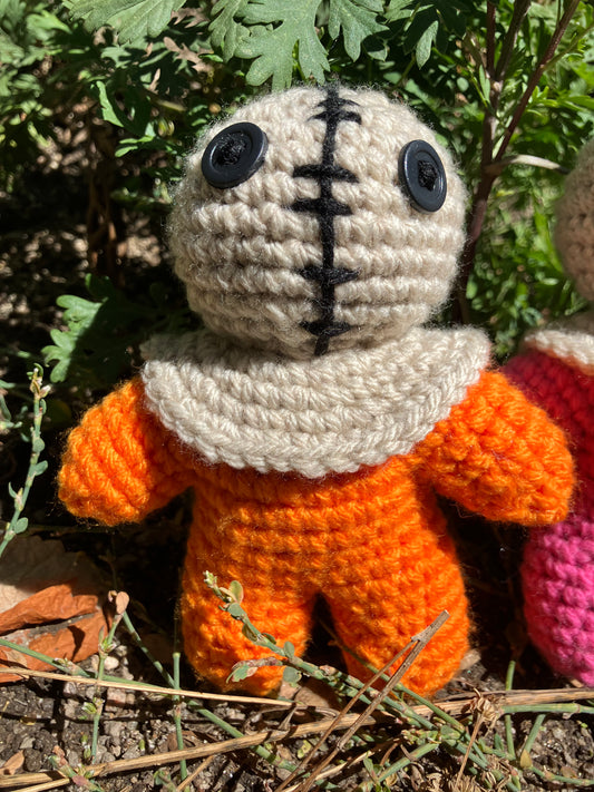 Crochet Sam Doll – Inspired by Trick ’r Treat