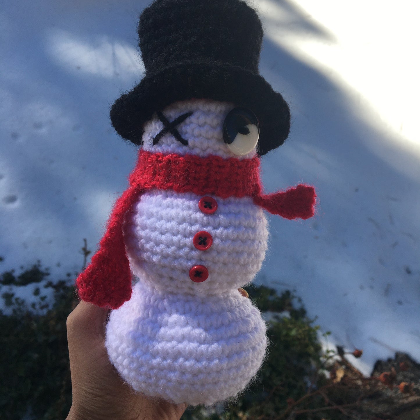 Crochet Snowman Doll ⛄