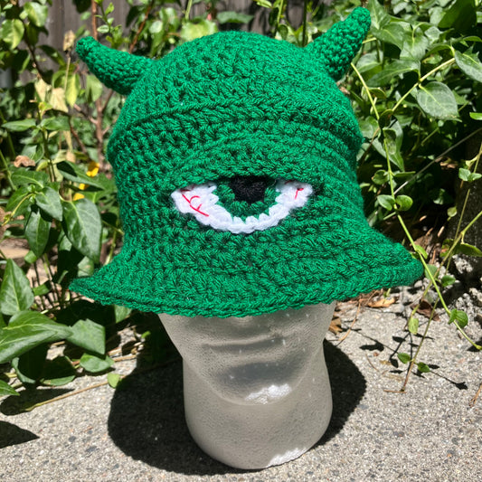 Third Eye Bucket Hat  | Custom Options + Add-On Horns
