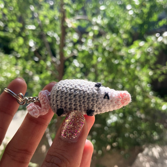 Mini possum keychain
