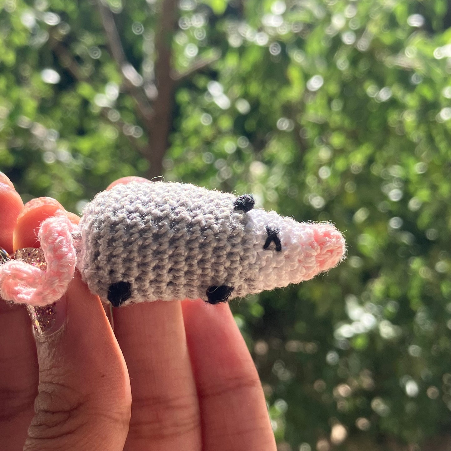 Mini possum keychain