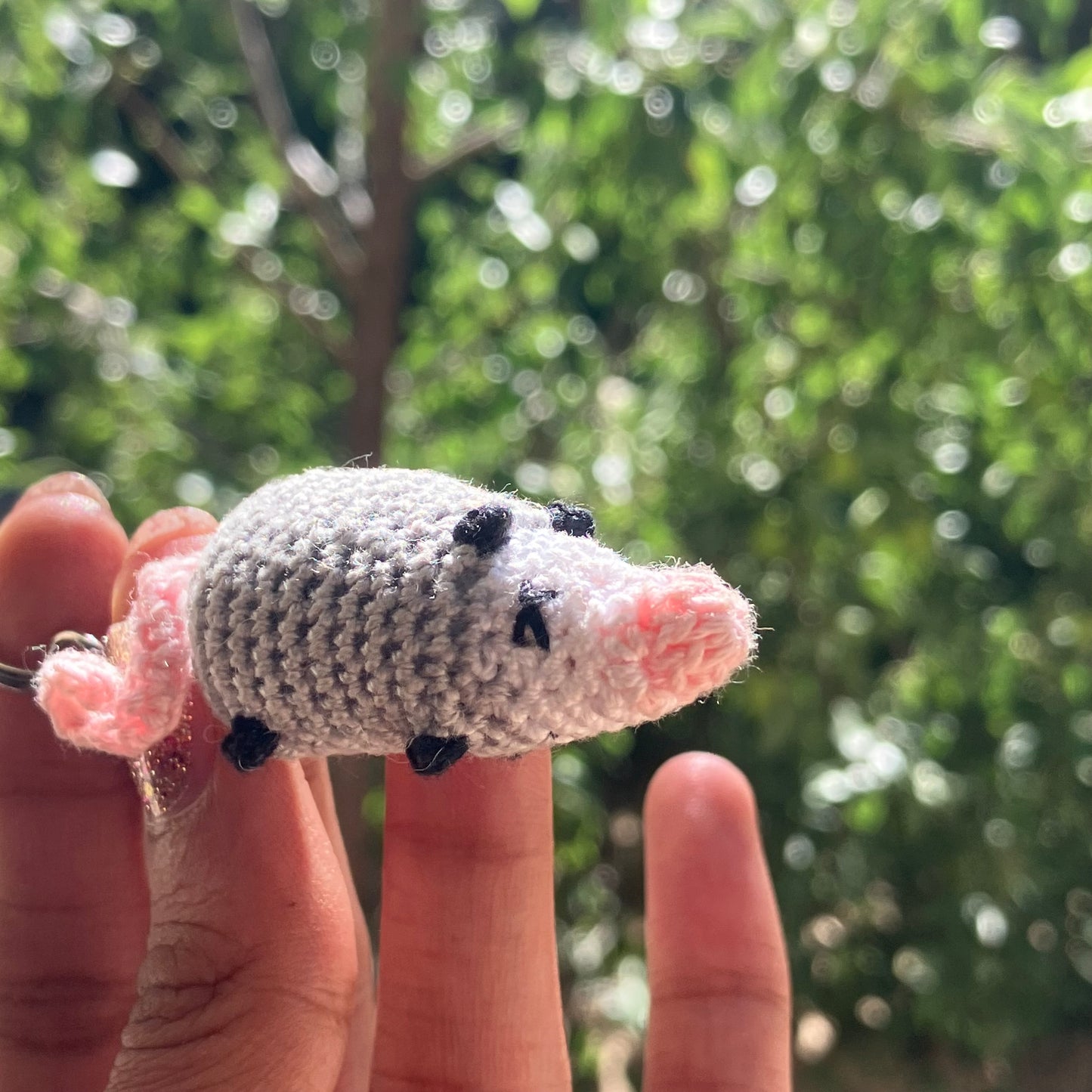 Mini possum keychain