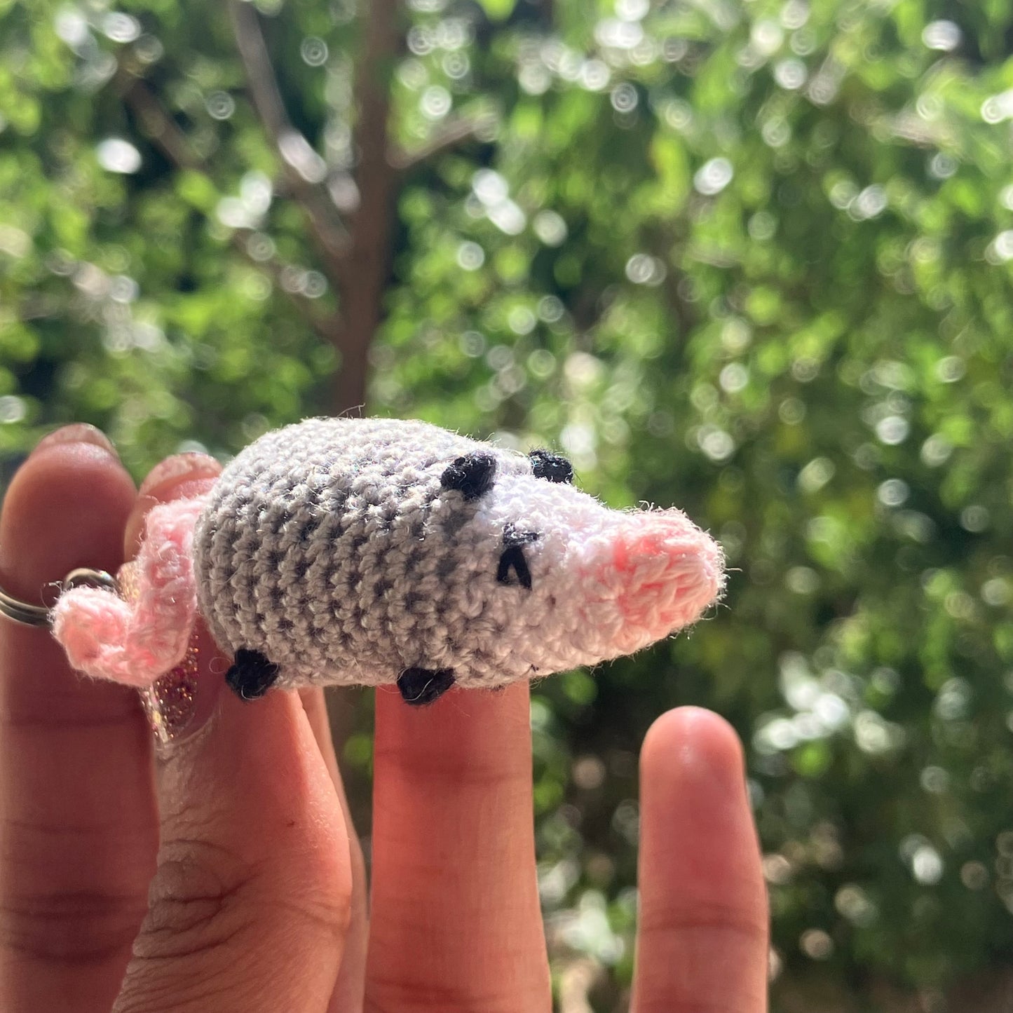 Mini possum keychain