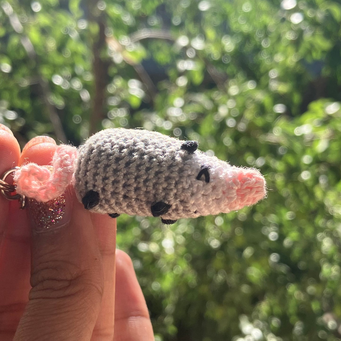Mini possum keychain