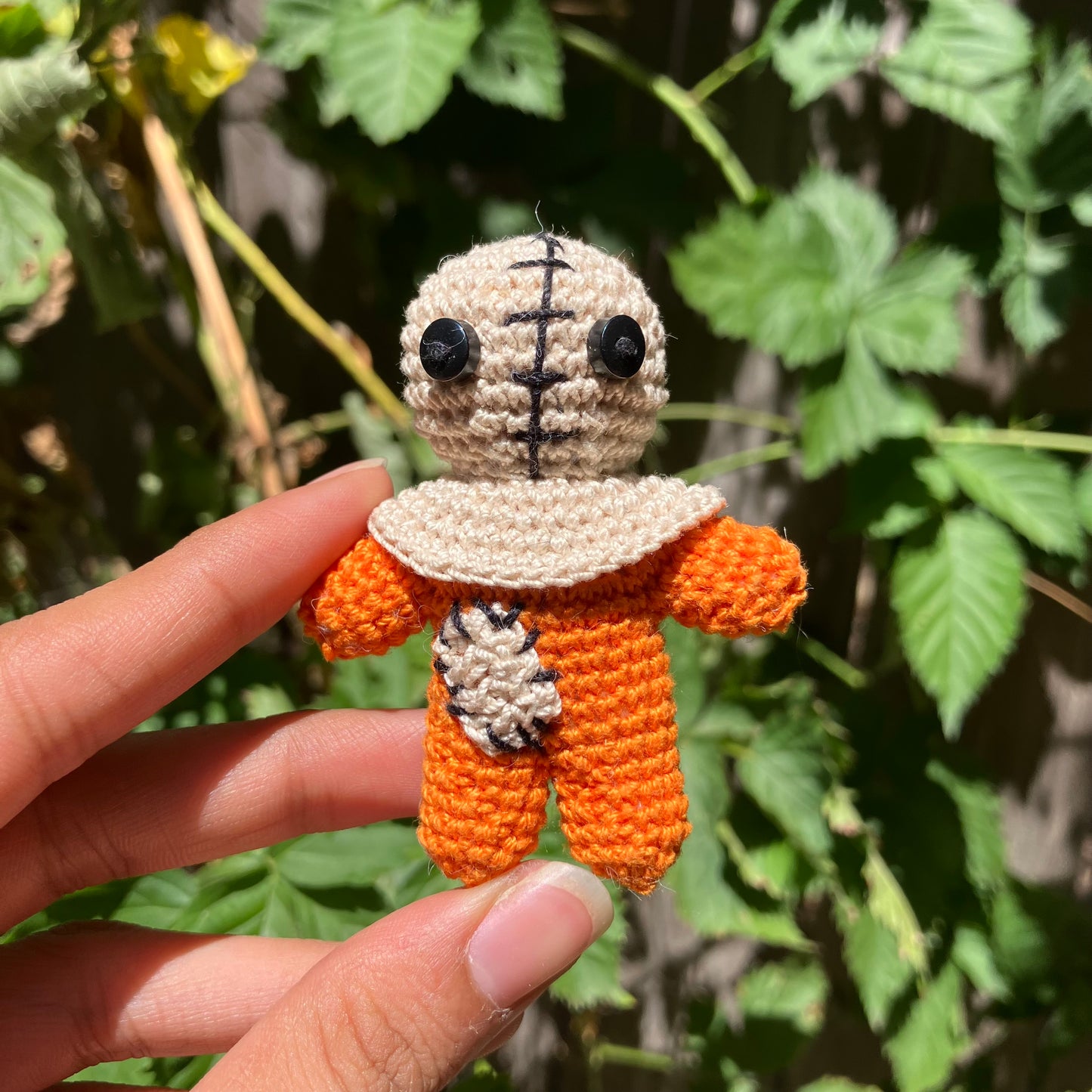 MicroCrochet Sam 'Trick 'R Treat' Doll | Crochet Sam Doll | Miniature Sam Doll