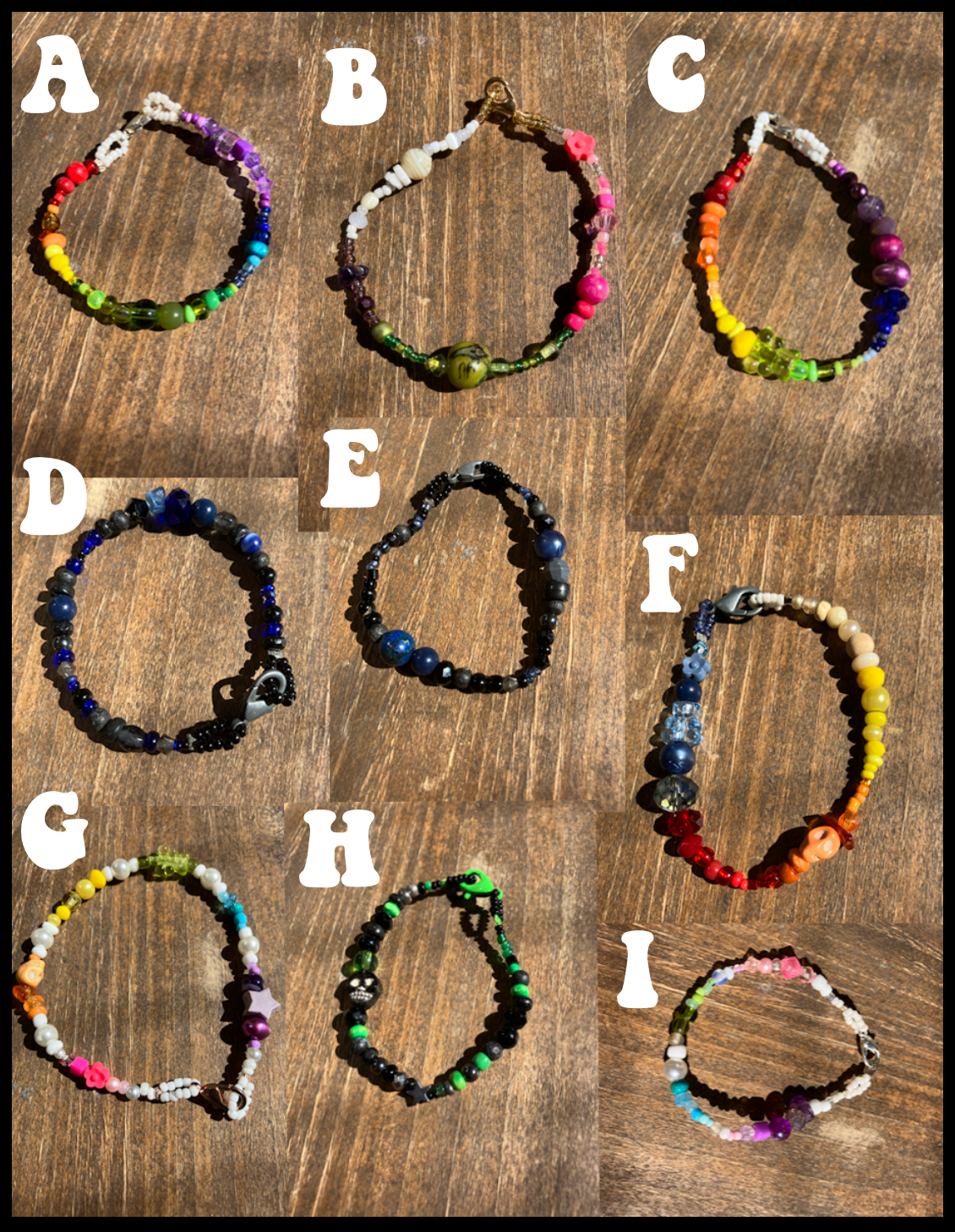 One-of-a-Kind Mixed Bead Bracelets