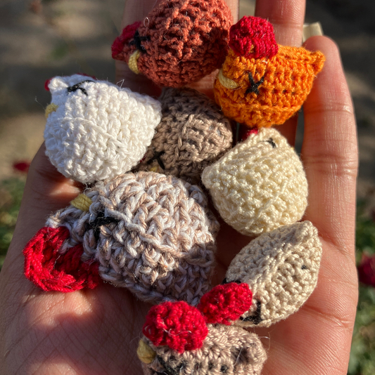 MicroCrochet Chickens